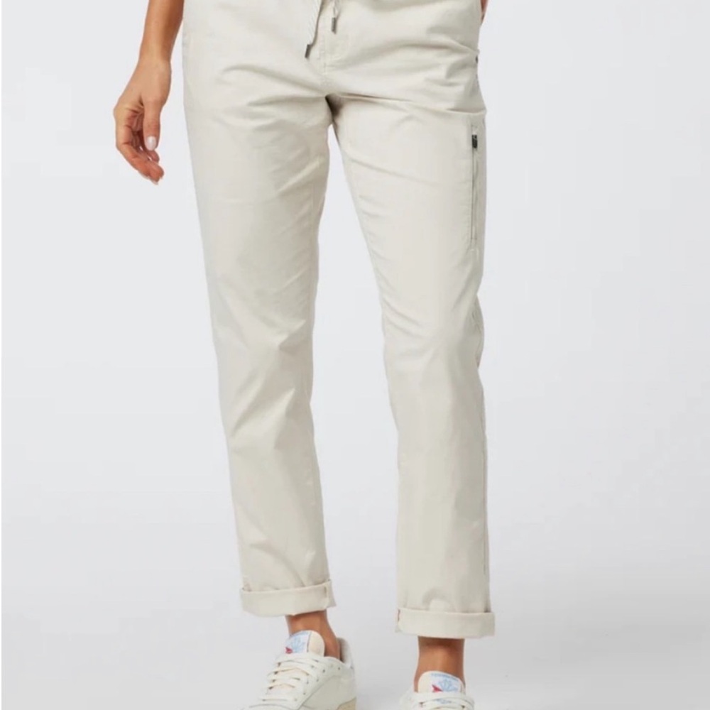 Vuori Drawstring Joggers - 1 Olive & 1 Cream - Picture 3 of 5